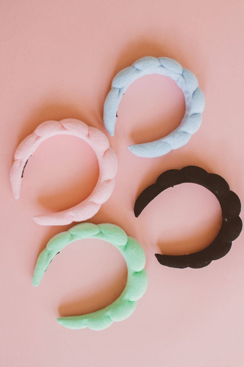 Puffy Spa Headband: Pink