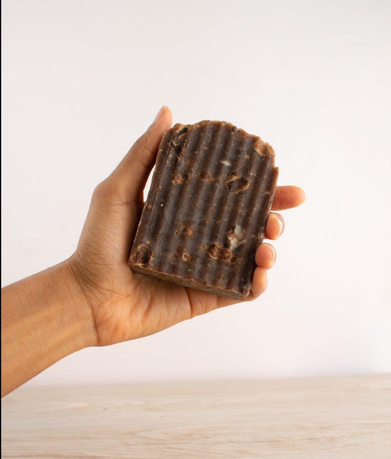 Holding African Black Soap