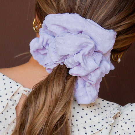 Lavender Jumbo Scrunchie