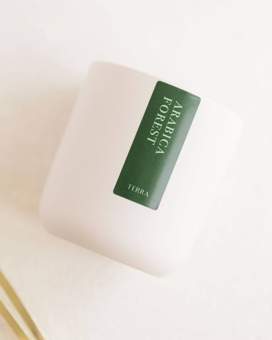 Arabica Forest Ceramic Candle | Coffee, Oakmoss, Fall