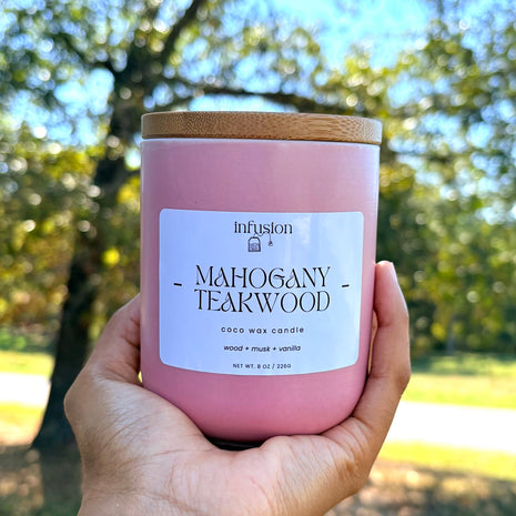 Mahogany Teakwood Candle 8oz