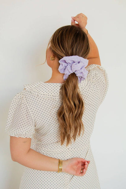 Lavender Jumbo Scrunchie