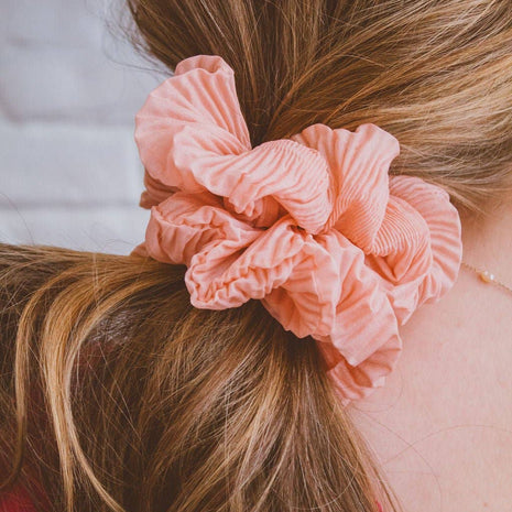 Blushing Jumbo Scrunchie